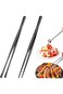 2 Pcs 12-Inch Chef Cooking Tweezer Tongs,Kitchen Tweezers Stainless Steel Fine Kitchen Tongs for Co