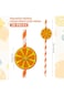 Azonee Lemon Paper Straws, Biodegradable Orange Striped Patterned Drinking Straws, Party Decor Disp