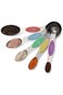 MIBRU Magnetic Stainless Steel Measuring Spoons - Set of 5 Metal Measurement Spoon for Dry and Liqu