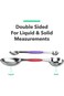 MIBRU Magnetic Stainless Steel Measuring Spoons - Set of 5 Metal Measurement Spoon for Dry and Liqu