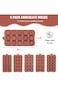 6 Pack Silicone Mini Chocolate Molds for Baking, Candy Molds and Trays for Cake Decorating
