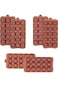 6 Pack Silicone Mini Chocolate Molds for Baking, Candy Molds and Trays for Cake Decorating