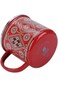 Al Sanidi Najdi Ghadar Mug, Coffee Mug for Trips and Travel, Red, 750 ml