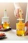Excefore Glass Oil Dispenser Bottle with Silicone Brush - Oil Dispenser for Kitchen Cooking, Frying