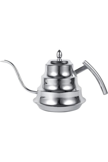 Tazweeq Pour Over Coffee Kettle, Premium Stainless Steel Gooseneck Tea Kettle for Drip Coffee, Fren