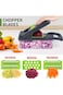 Duomama 13-in-1 Vegetable Chopper &amp; Slicer - Pro Onion Dicer with 8 Blades - Multifunctional Kitche