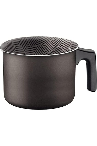 غلاية ترامونتينا باريس تيكستشر 10 سم 0.8 لتر من الألومنيوم الجرافيتي متعددة الأغراض مع تصميم داخلي وخارجي