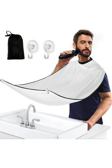 SKEIDO Man Beard Bib Bathroom Beard Apron For Man Beard Trimming Catcher Waterproof Floral Cloth Ho