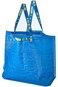 Ikea 6 Frakta Shopping Bags 10 Gal Blue Tote Multi Purpose Durable Material, M