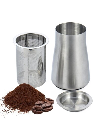 Stainless Steel Coffee Sifter Sieve &ndash; Fine Mesh Powder Shaker for Coffee, Sugar, Cocoa &amp; Tea &ndash; U-Sh