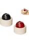 Mesen Knife Sharpener, 2pcs Mini Suction Cup Knife Sharpeners for Kitchen Knives, Non-slip Suction