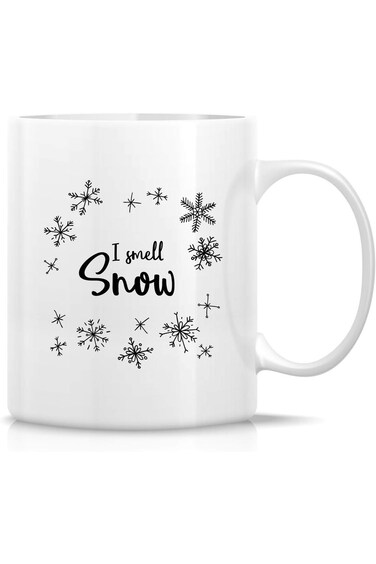 Retreez Funny Mug - I Smell Snow Christmas Season 11 Oz Ceramic Coffee Mugs - Funny, Sarcasm, Sarca
