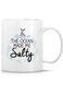 Retreez Funny Mug - The Ocean Made Me Salty Mermaid Beach Sea 11 Oz Ceramic Coffee Mugs - Funny, Sa