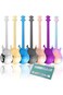 CMGTYYD Guitar Coffee Teaspoons, 7pcs Stainless Steel Musical Coffee Gifts Sets for Man Cute Tea Sp
