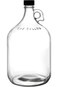 Dicunoy 1 Gallon Glass Jugs, 128 OZ Large Fermenting Jug with Seal Lid, Wine Growler Carboy Bottle