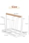 Cup Drying Rack, 6-Hook Bottle Drying Drainer Stand, Coffee Mugs Wine Glass Drying Rack with Non-Sl