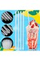 Azonee Snow Cone Spoon Straws, Flexible Plastic Straws, Flexible Disposable Drinking Straws, Dispos