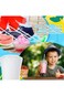 Azonee Snow Cone Spoon Straws, Flexible Plastic Straws, Flexible Disposable Drinking Straws, Dispos