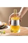 Oil Dispenser with Brush, 2 Pcs Glass Olive Oil Dispenser for Kitchen, 2 IN 1 Oil Dispenser Bottle