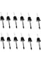 12 Pcs Wine Bottle Opener Stainless Steel Classic Bottle Pourers Tapered Spout Black