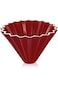 MIBRU Ceramic Coffee Dripper Origami Style Cone Filter Cup Reusable Pour Over Cafe Dripper for Home