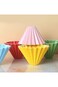 MIBRU Ceramic Coffee Dripper Origami Style Cone Filter Cup Reusable Pour Over Cafe Dripper for Home