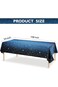 TERRIFI Space Tablecloth Starry Night Tablecloth Decorations Plastic Galaxy Table Cover Space Stars