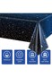 TERRIFI Space Tablecloth Starry Night Tablecloth Decorations Plastic Galaxy Table Cover Space Stars