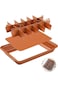 Biki Non Stick 3 Set Brownie Pan Cake Mold Built-in Slice Removable Bottom Cake Pans   Bakes 18 Bro