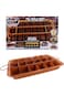 Biki Non Stick 3 Set Brownie Pan Cake Mold Built-in Slice Removable Bottom Cake Pans   Bakes 18 Bro