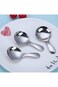 MAKINGTEC Dessert Spoon, 12 Pcs Stainless Steel Salt Spoon Short Handle Coffee Scoop Mini Tea Spoon