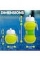 Tazweeq Collapsible Water Bottle, 19 Oz BPA Free Sports Water Bottle for Kids Gift Folding Water Bo