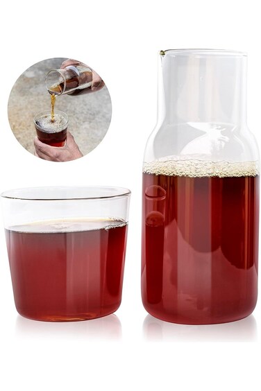 زجاجة عصير ومشروب بارد من ميبرو مع كوب 550 مل طقم إبريق وكأس كوب ماء كوكاكولا على شكل وا