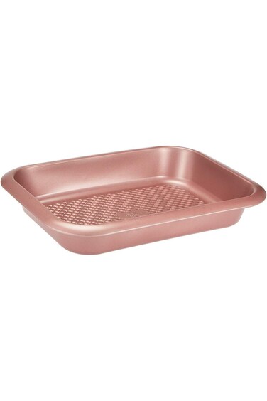 Penguen Roaster Pan - 39.5 x 29.5 x 6 cm, 0.5mm, Rose, D321R6