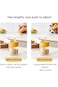 ALMEKAQUZ 3Pcs Spice Jar, Retractable Spice Jar, Clear Glass Spice Jar, Spice Jar with Retractable