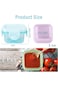 SWIUKPHE 7 Pcs Dressing Containers for Lunch Box, 60 ML Small Condiment Containers with Lids, Leakp
