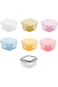 SWIUKPHE 7 Pcs Dressing Containers for Lunch Box, 60 ML Small Condiment Containers with Lids, Leakp