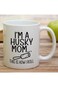 Retreez Funny Mug - Husky Mom This Is How I Roll Huskies Dog Lover Dog Mom 11 Oz Ceramic Coffee Mug