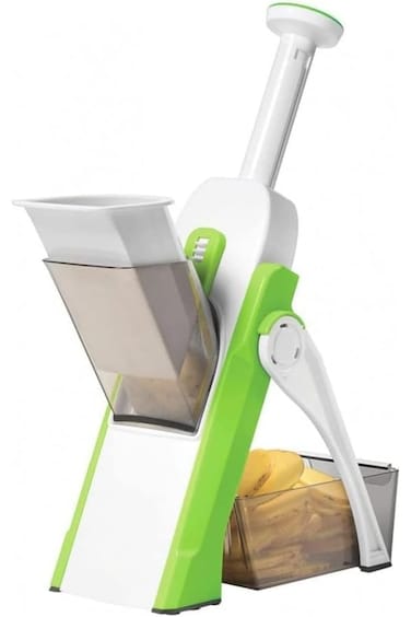 قطاعة خضراوات ماندولين، أداة مطبخ متعددة الوظائف بسُمك قابل للتعديل، قطاعة بصل، قطاعة خيار، قطاعة رفوف