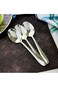 AMGREEN 3-Piece Hammered Tablespoon Set Silver 21.75x2.5x4.75cm