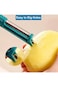 TERRIFI Vegetable Brush, Brush Fruit and Vegetable Scrubber with Peeler Long Handle Kitchen Cleanin