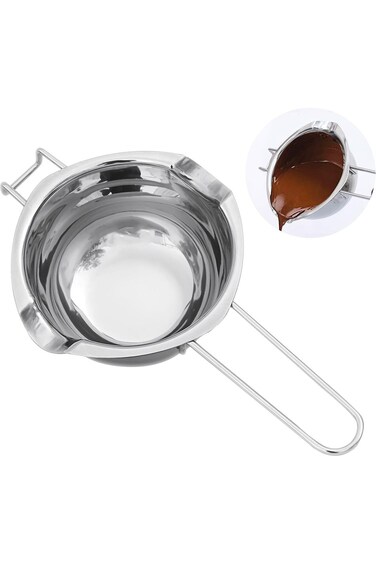 MIBRU Bowl 400ml Chocolate Melting Pot Saucepan for Melting Butter, Chocolate, Sugar or Cheese, 304