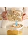 Airtight Scalable Food Storage Container with Dumping Port, Convenient Rice &amp; Cereal Dispenser, Pet