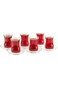 BullyBae Turkish Tea Glasses and Saucers Set (12 Pieces), Arabic Persian Tea Cups (4oz/120ml)