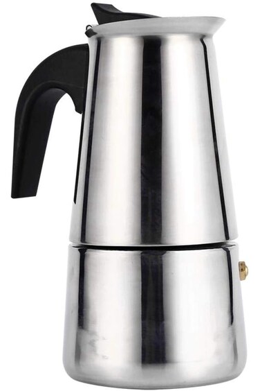 Stovetop Espresso Maker, Stainless Steel Moka Pot Stovetop Coffee Maker Coffee Pot for Office Home(