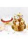 MAKINGTEC 3 PCS Cardboard Cupcake Stand 2 Set of 3 Tier Cupcake Stand for 24 Cupcakes and 1 Large C