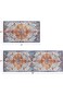 XICEN Boho Kitchen Rugs Sets of 2, Non Slip Washable Bohemian Rugs and Mats for Kitchen Floor, Boho