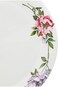 Abir Melamine Round Plate 50 CM / 19.69 INCH White Floral Design For Food Kitchen Use Outdoor &amp; Res