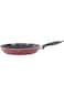 Royalford Aluminum Non Flat Fry Pan 1 Piece, Red