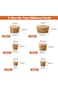 Cork Stoppers for Wine Bottles, 30 Pieces, 6 Sizes, Wooden Tapered Plugs for Crafts and Glass Bottl